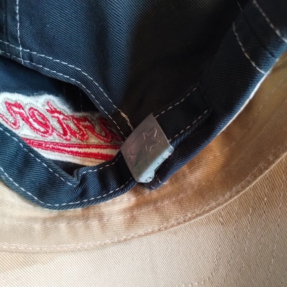 Starter Hat Baseball Dad Cap Cotton Adjustable Strap OSFA Red Blue Script Retro - Picture 13 of 13